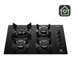 Encimera a Gas 4 Platos Electrolux Experience Triple Llama y Parrilla Hierro Fundido KE4GC