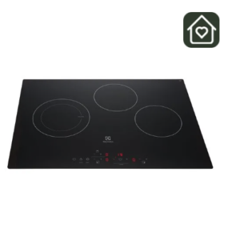Encimera Eléctrica 3 Platos Electrolux Efficient Cubierta Vitrocerámica y Panel Touch VE6DT