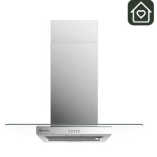 Campana Cocina Isla Electrolux Decorativa 90cm Efficient Luz LED CE9IX Inox