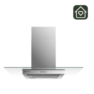 Campana Cocina Pared Electrolux Decorativa 90cm Efficient Luz LED CE9VX Inox
